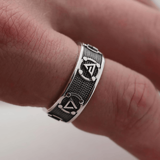 Witchers Elements Signs Stainless Steel Ring