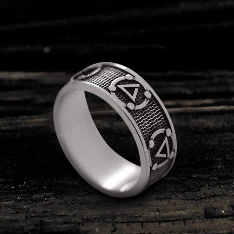 Witchers Elements Signs Stainless Steel Ring