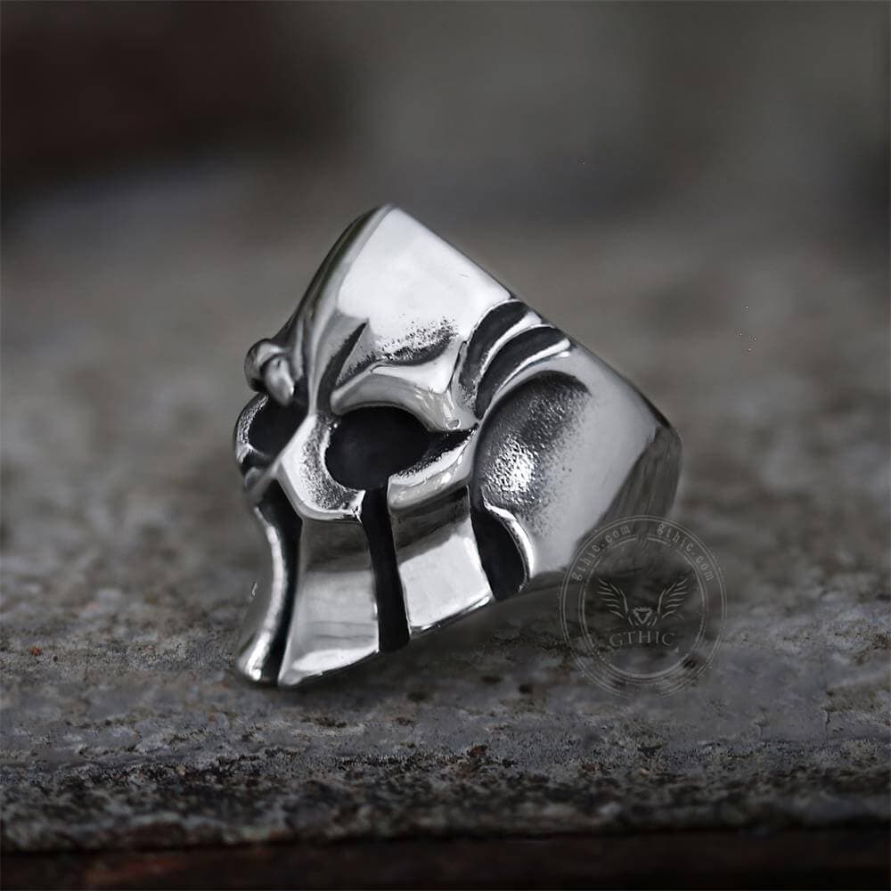 GTHIC Sparta Stainless Steel Skull Ring | Gthic.com