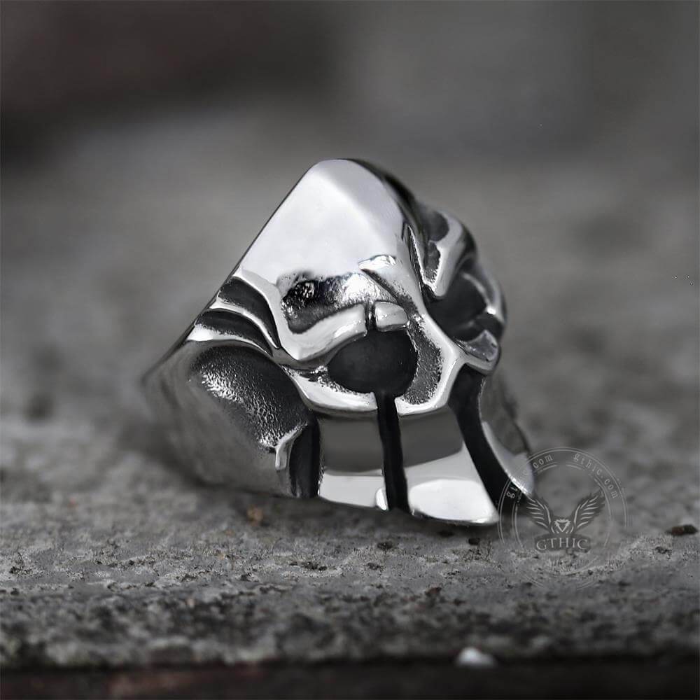 GTHIC Sparta Stainless Steel Skull Ring | Gthic.com