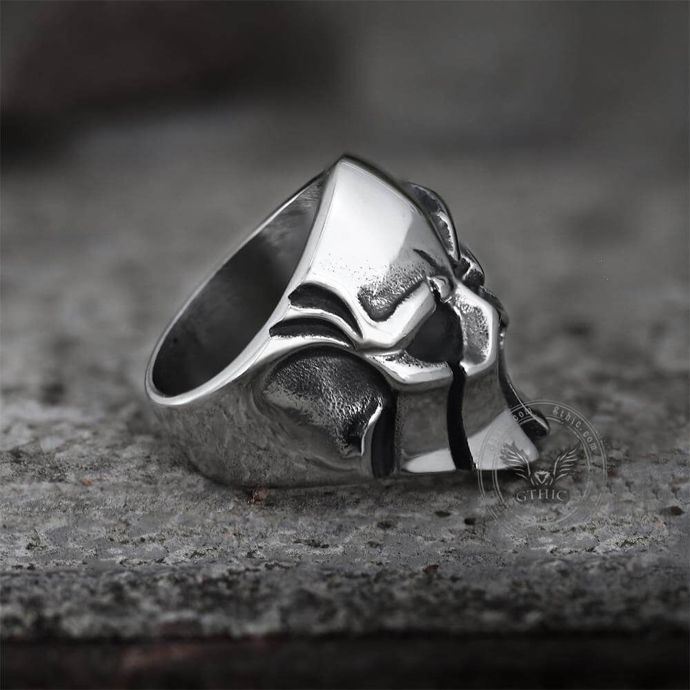 GTHIC Sparta Stainless Steel Skull Ring | Gthic.com