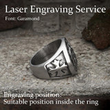 Guardian Angel Templar Knight Ring | Gthic.com