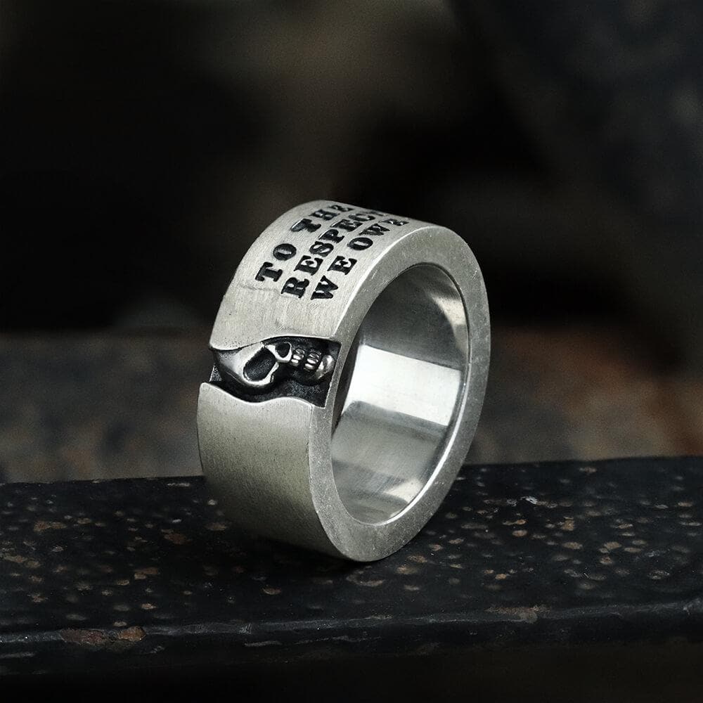 【 UNDERFIELD 】 ’S FACE RING phantom_stainless_steel_skull_