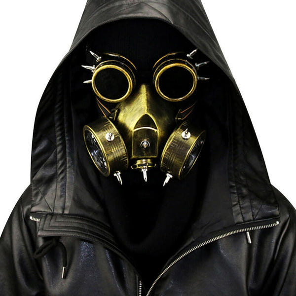 Halloween Cosplay Plastic Steampunk Facemask