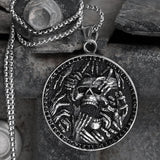 Halloween Hell Ghost Stainless Steel Pendant | Gthic.com