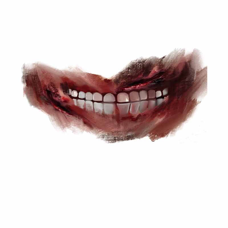 Halloween Spooky Mouth Temporary Tattoo | Gthic.com