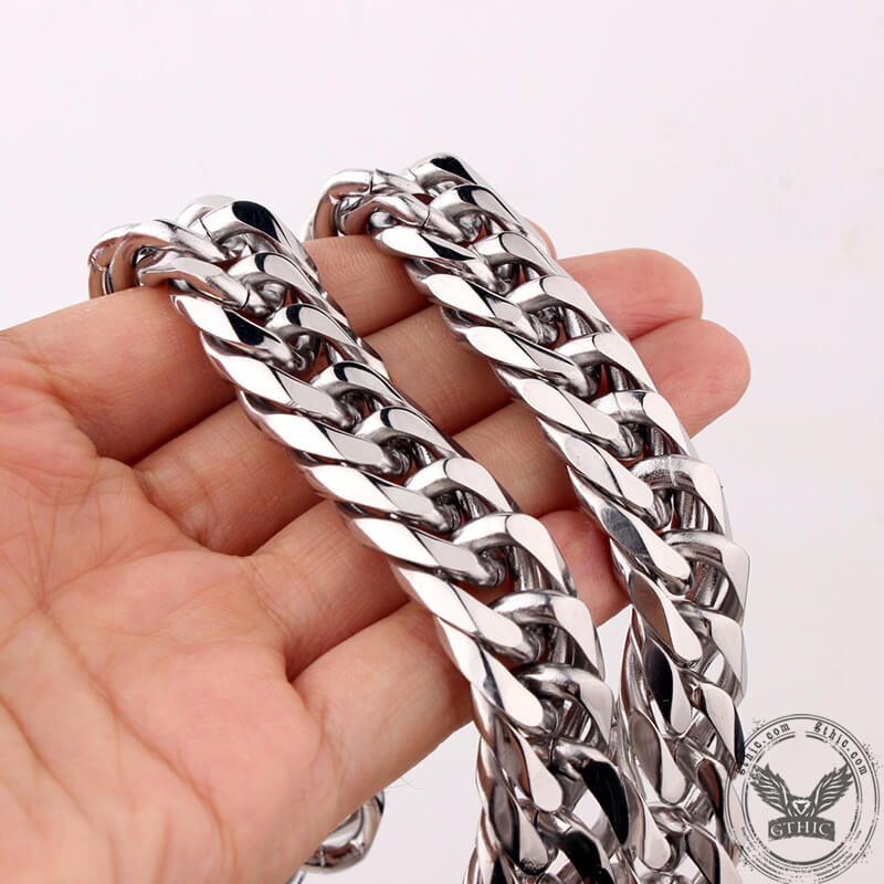Heavy Men’s Stainless Steel Cuban Link Chain Necklace | Gthic.com
