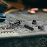 Hex Bolt Stainless Steel Screw Stud Earrings | Gthic.com