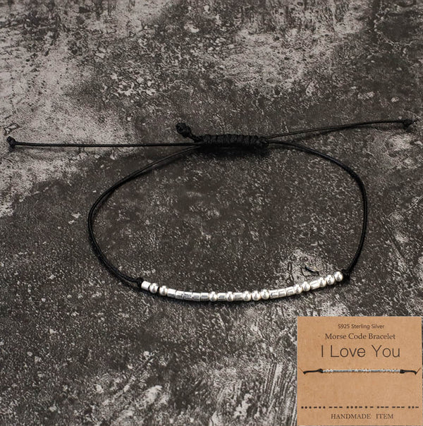 For Son - I Love You - Morse Code Bracelet – WAVAO