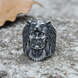 Indian Chief Stainless Steel Tribal Ring