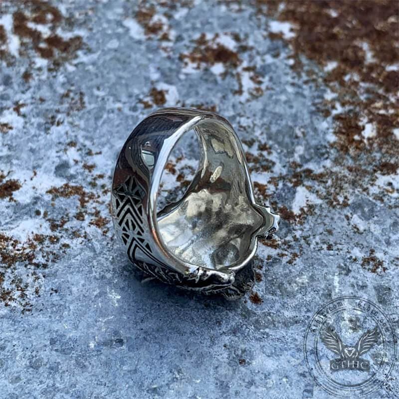 Indian Native Cat Sterling Silver Ring