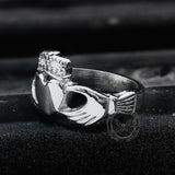 Irish Claddagh Stainless Steel Ring | Gthic.com