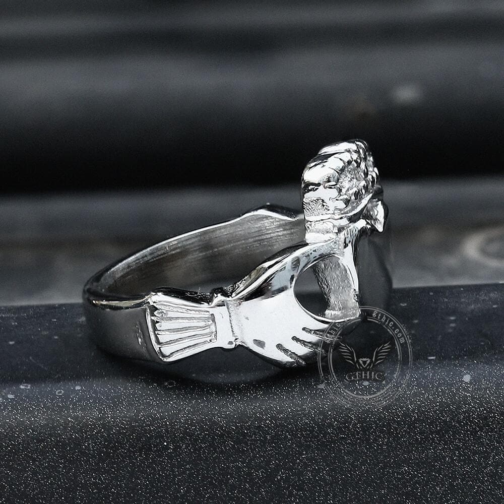 Irish Claddagh Stainless Steel Ring | Gthic.com