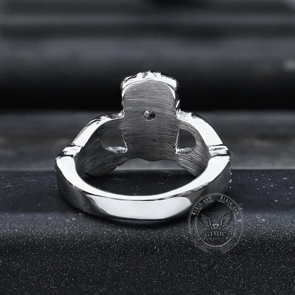 Irish Claddagh Stainless Steel Ring