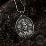 Jesus Christ Cross Pure Tin Necklace | Gthic.com