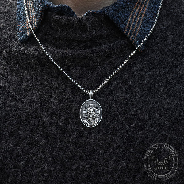 Jesus Christ Cross Pure Tin Necklace | Gthic.com
