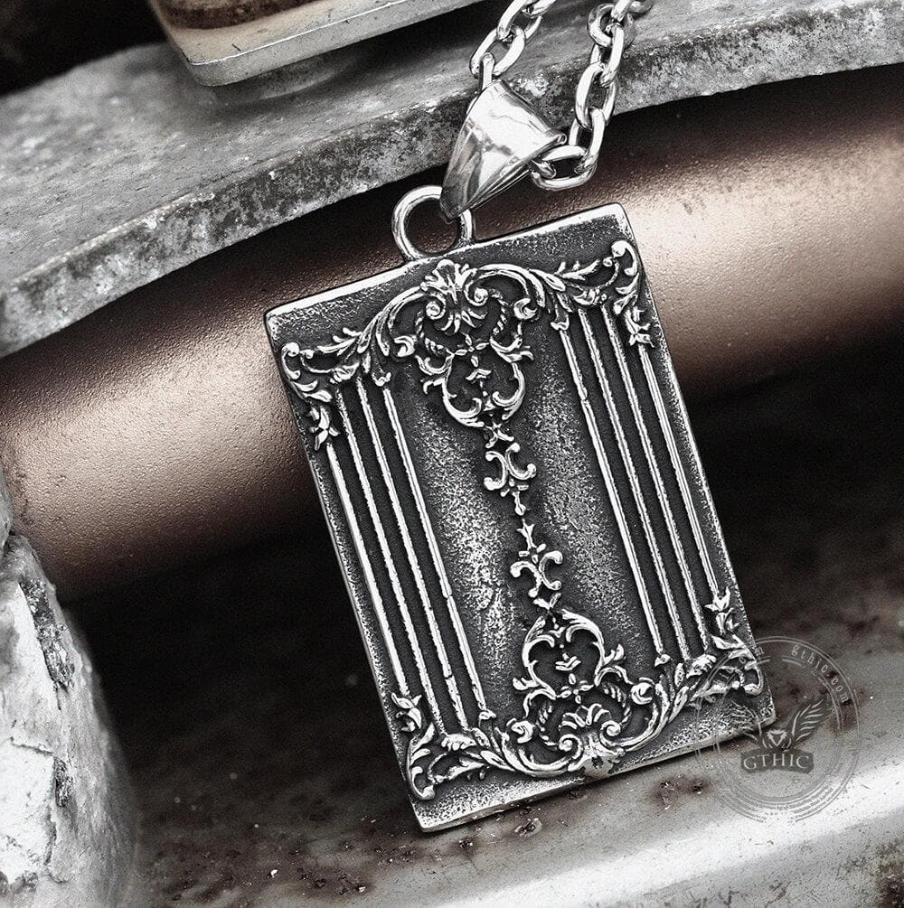 King Of Spades Stainless Steel Poker Pendant | Gthic.com