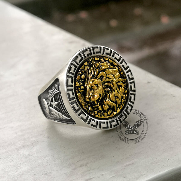 King of the Prairie Sterling Silver Animal Ring | Gthic.com