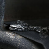 Lizard Stainless Steel Animal Bracelet 04 | Gthic.com
