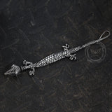 Lizard Stainless Steel Animal Bracelet 03 | Gthic.com