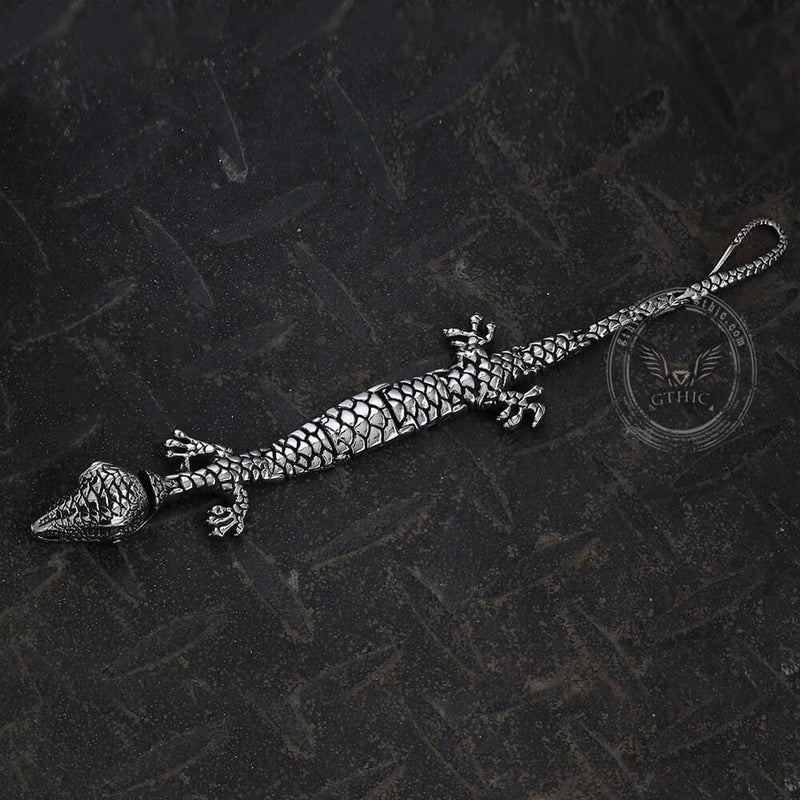 Lizard Stainless Steel Animal Bracelet 03 | Gthic.com