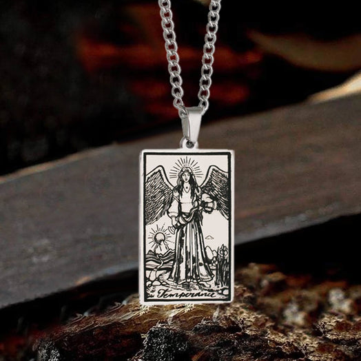 Major Arcana Tarot Stainless Steel Necklace