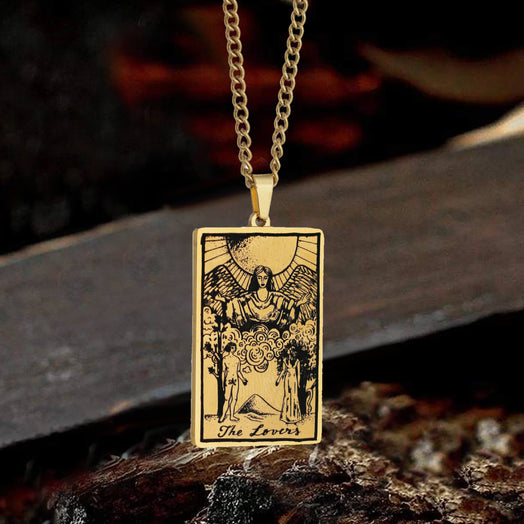 Major Arcana Tarot Stainless Steel Necklace