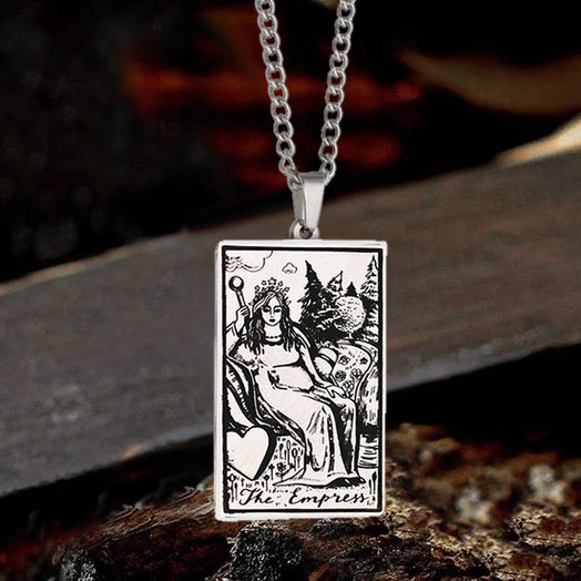 Major Arcana Tarot Stainless Steel Necklace