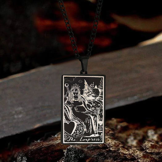 Major Arcana Tarot Stainless Steel Necklace