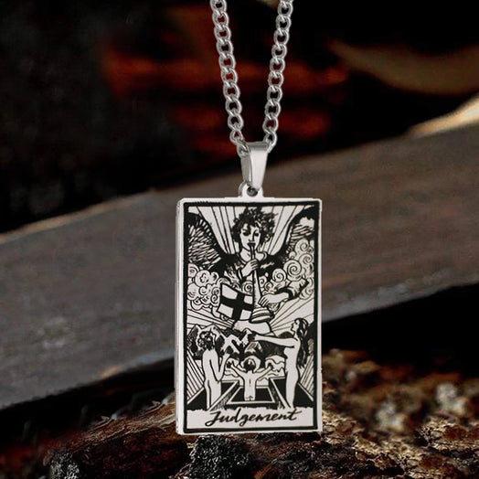 Major Arcana Tarot Stainless Steel Necklace