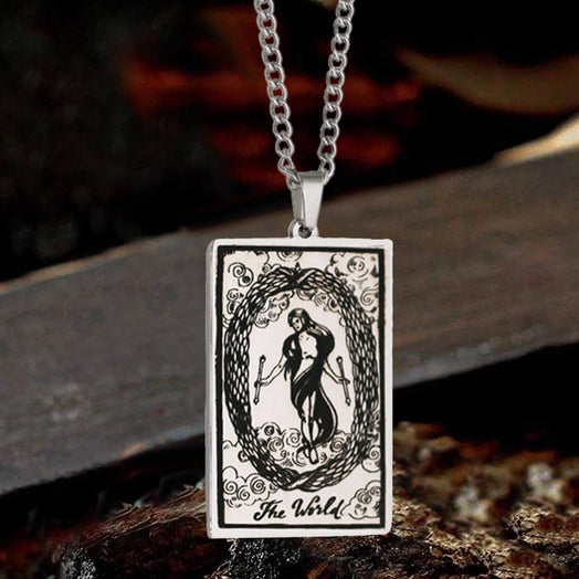 Major Arcana Tarot Stainless Steel Necklace