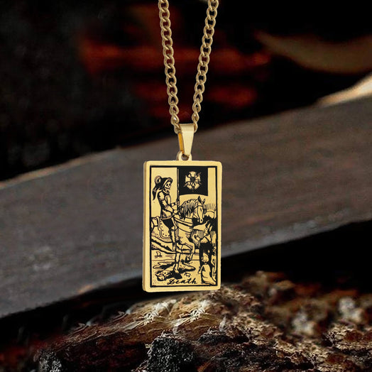 Major Arcana Tarot Stainless Steel Necklace