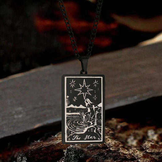 Major Arcana Tarot Stainless Steel Necklace