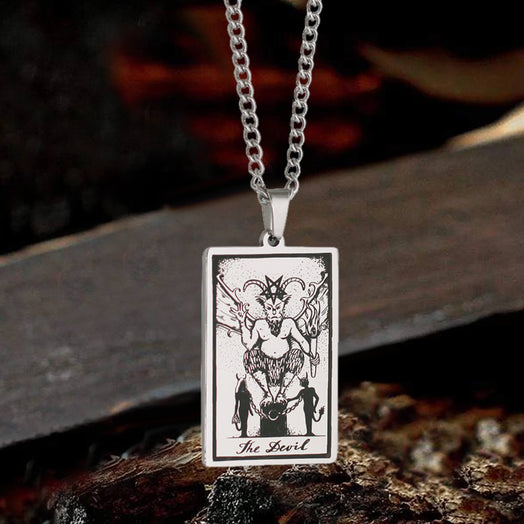Major Arcana Tarot Stainless Steel Necklace