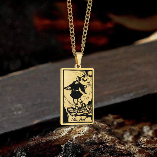Major Arcana Tarot Stainless Steel Necklace