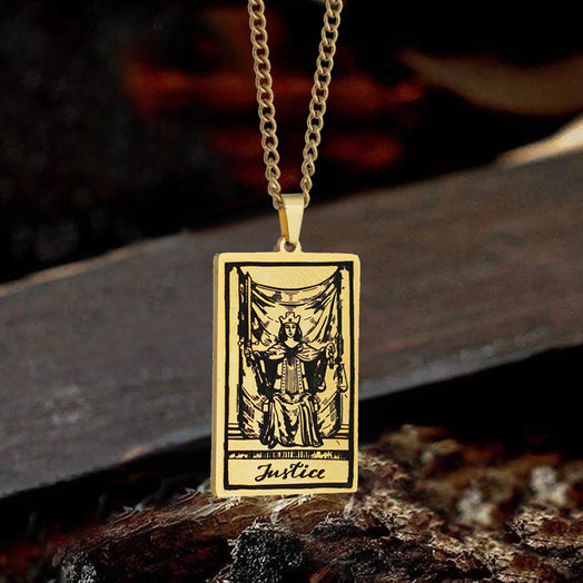 Major Arcana Tarot Stainless Steel Necklace