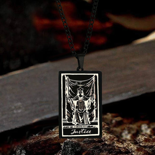 Major Arcana Tarot Stainless Steel Necklace
