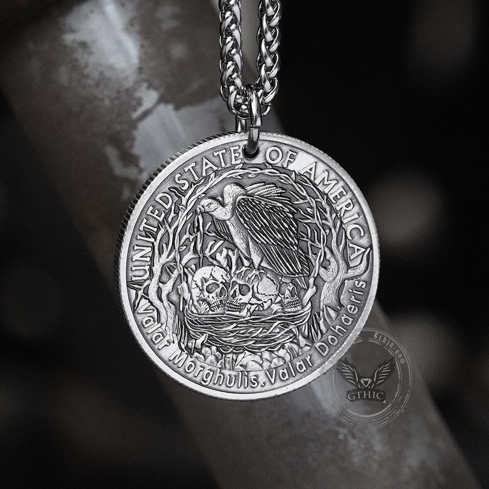 Many-Faced God Hobo Nickel Pendant