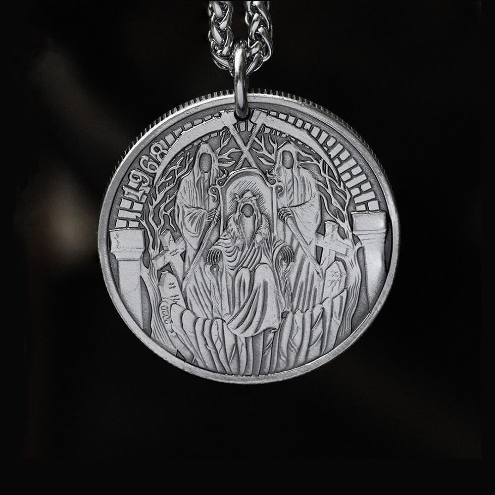 Many-Faced God Hobo Nickel Pendant