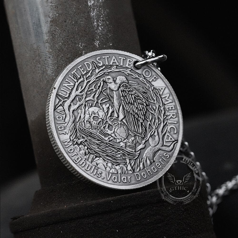 Many-Faced God Hobo Nickel Pendant