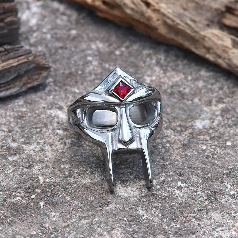MF Doom Mask Steel Ring – GTHIC