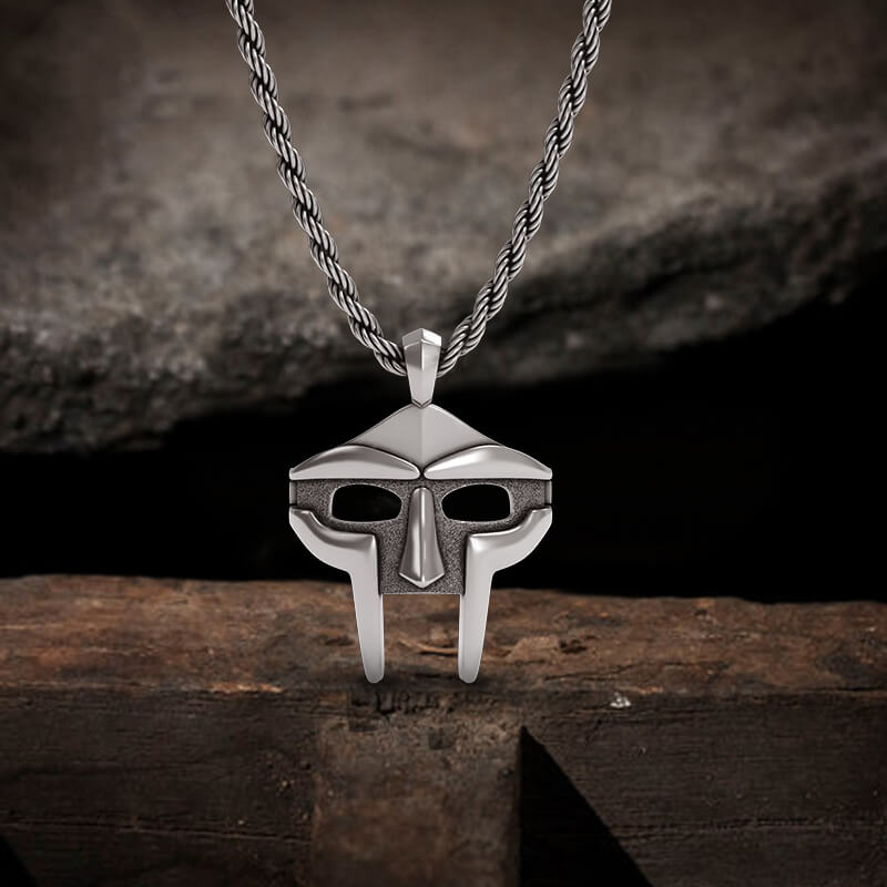 MF DOOM Mask Stainless Steel Pendant | Gthic.com