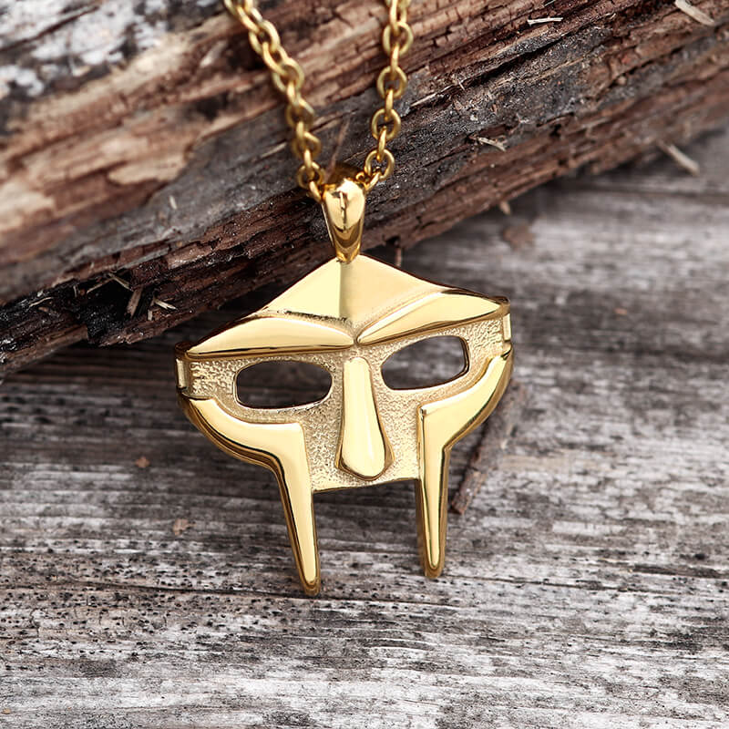 MF DOOM Mask Stainless Steel Pendant | Gthic.com