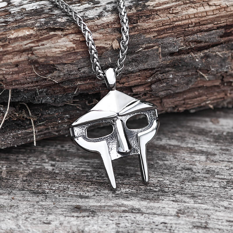 MF DOOM Mask Stainless Steel Pendant | Gthic.com