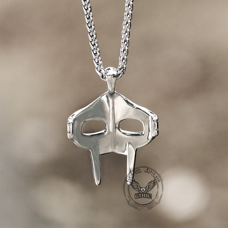 MF DOOM Mask Stainless Steel Pendant | Gthic.com