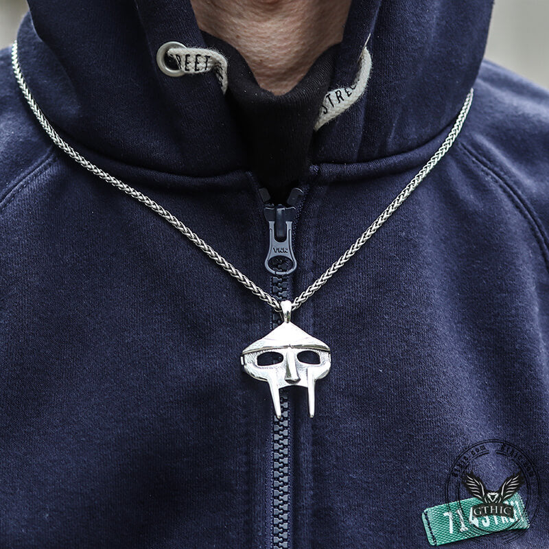 MF DOOM Mask Stainless Steel Pendant