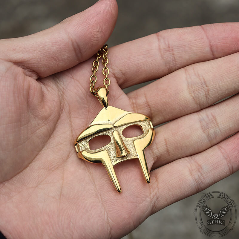 MF DOOM Mask Stainless Steel Pendant