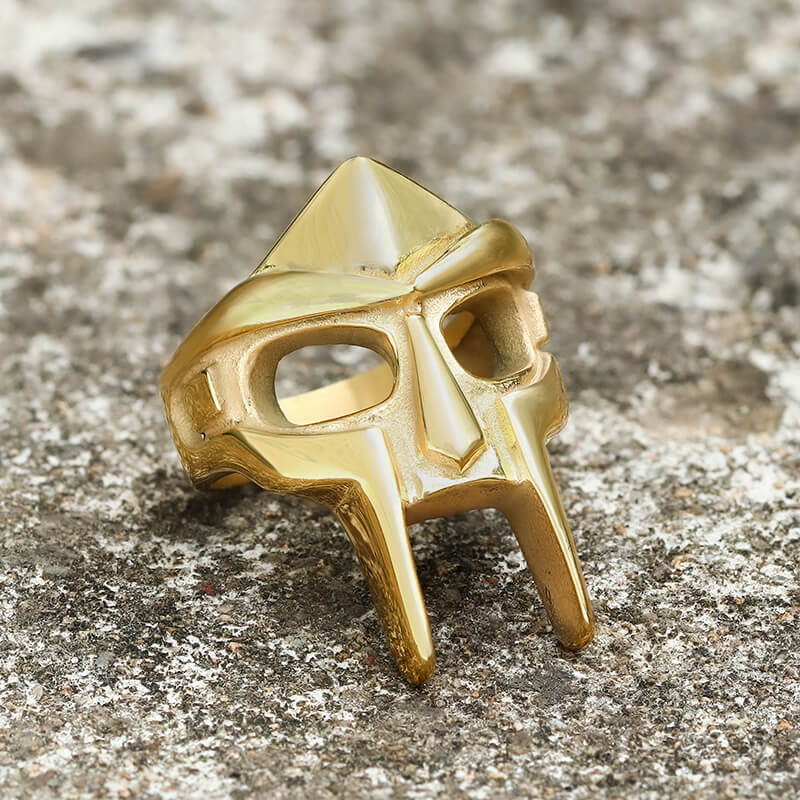 MF DOOM Mask Stainless Steel Ring – GTHIC