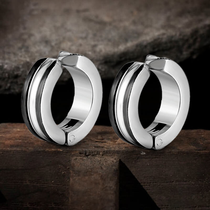 Minimalist Geometric Stainless Steel Ear Cuffs | Gthic.com