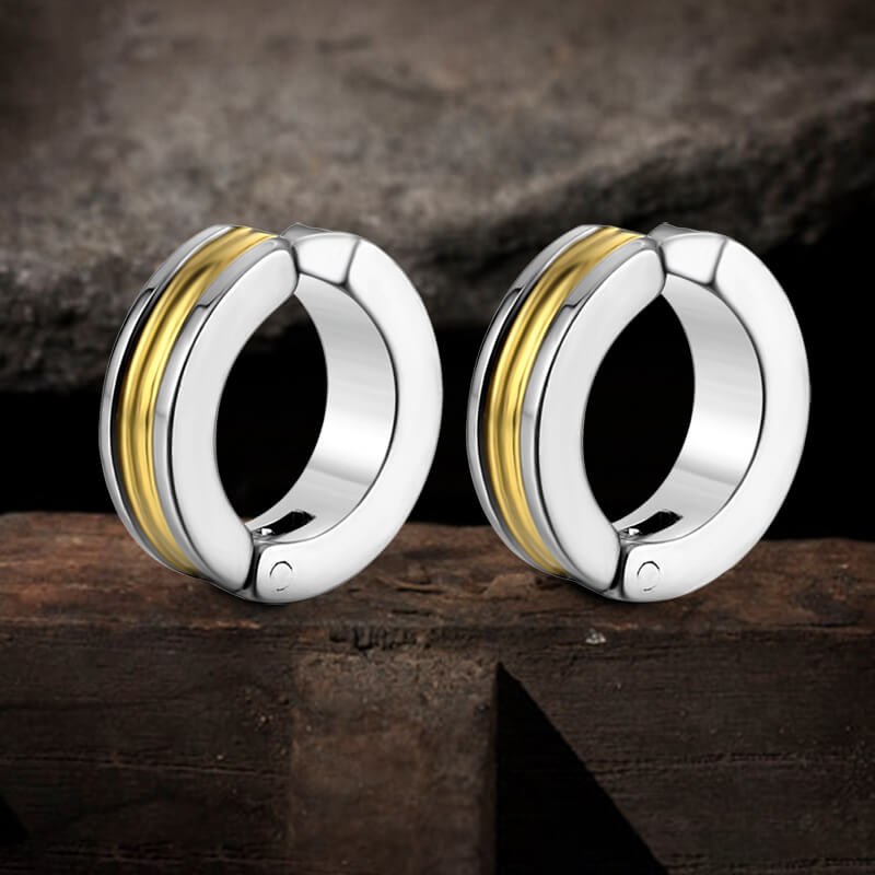 Minimalist Geometric Stainless Steel Ear Cuffs | Gthic.com